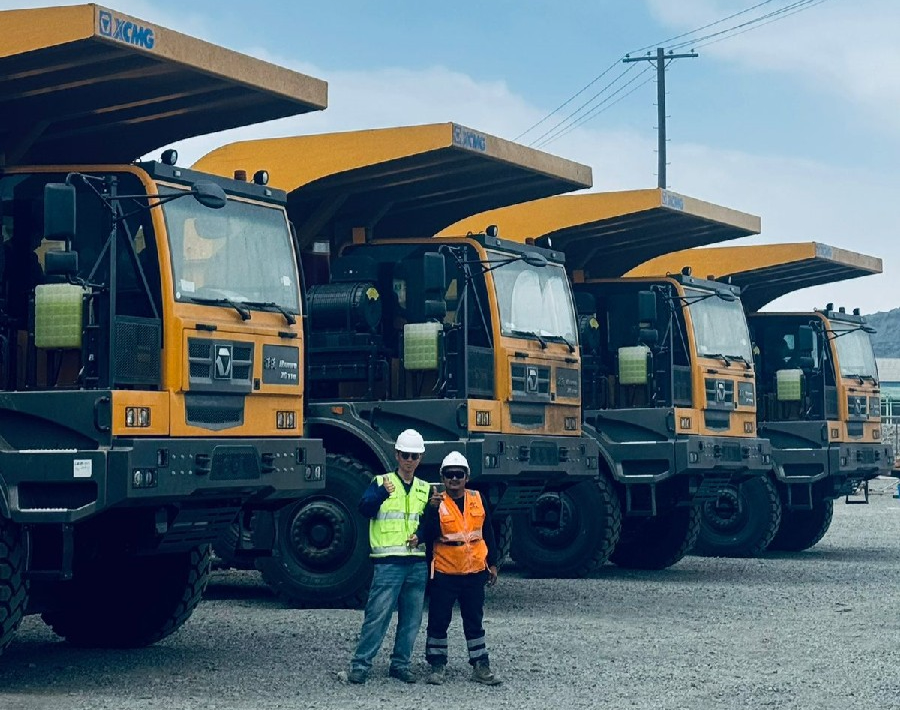 50台XG110矿卡为安第斯山脉注入皇家国际动能