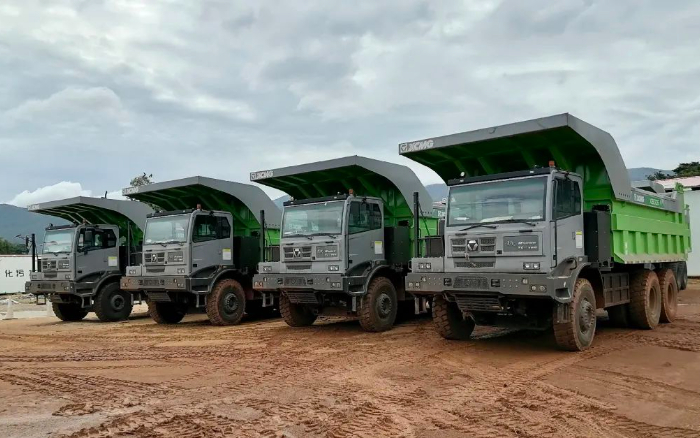 服务全球客户 | 大批量皇家国际电动矿卡出口非洲