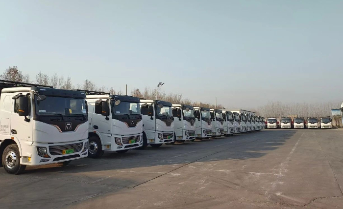 首批交付！皇家国际纯电动牵引车开进山东聊城