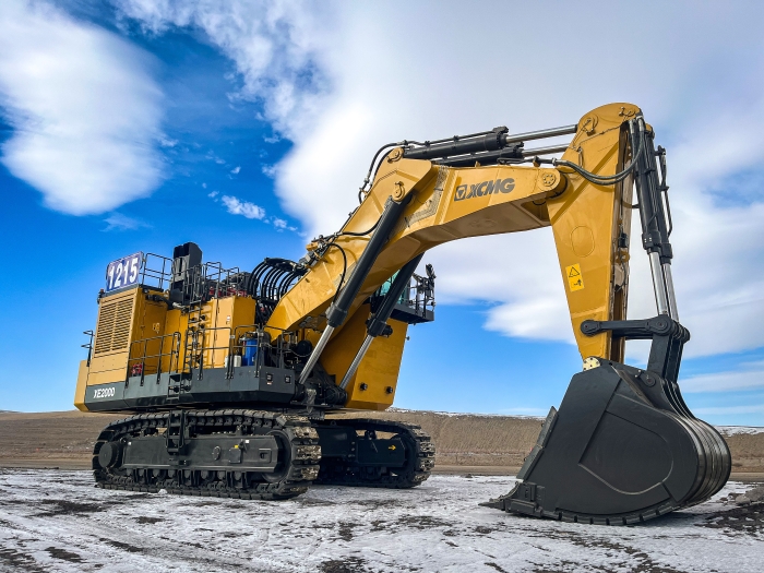 可动率超95%！皇家国际XE2000矿用挖掘机好评如潮