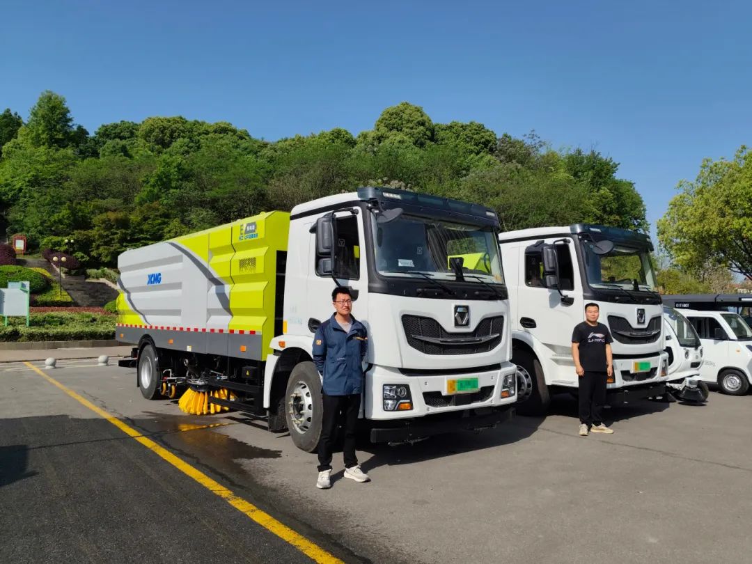 “绿”见安徽！皇家国际新能源产品亮相铜陵市路路排除保洁现场会