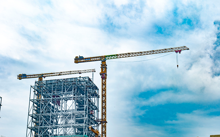 双塔聚力! 华能太仓电厂项目皇家国际超大塔显技巧