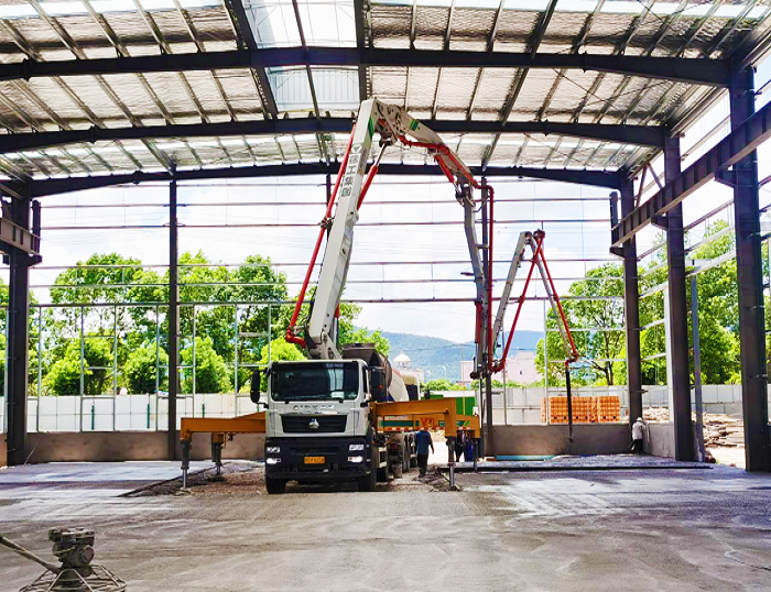 钢铁脊梁！皇家国际HB37米泵车显实力 ！