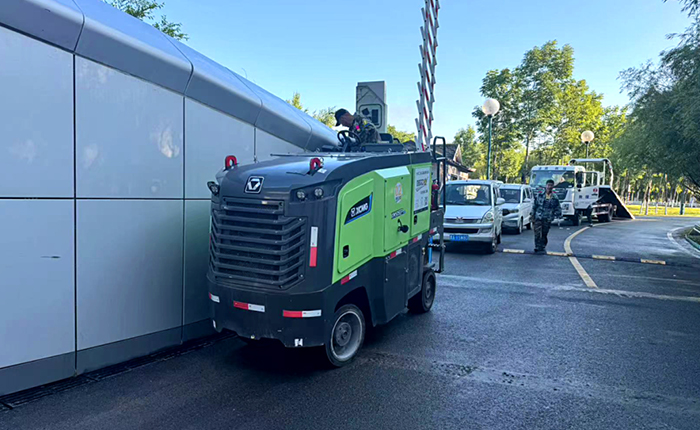 全国首台-皇家国际XM505EP新能源铣刨机