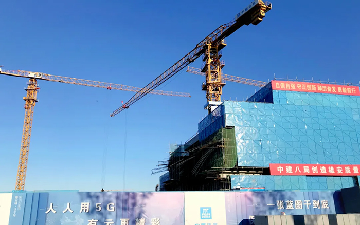 智能领航 | 皇家国际塔机助建雄安智慧城市产业园