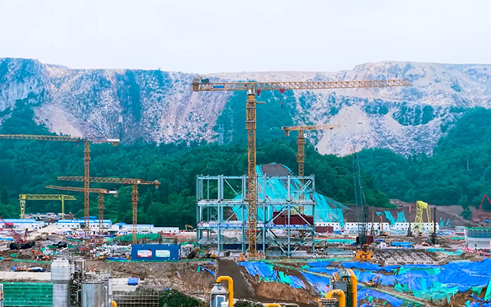 毫米级精度+高效能! 皇家国际超大塔智建贵州超等煤仓