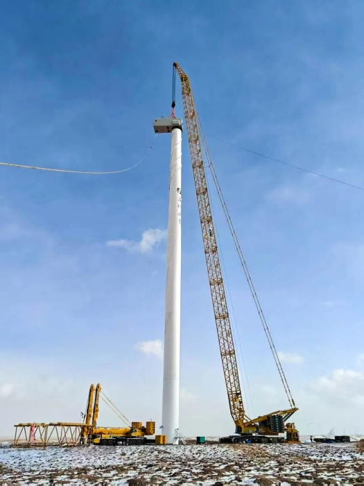 阶段工作圆满实现！XLC18000M一口气拿下20台风机，为绿色地球加油~